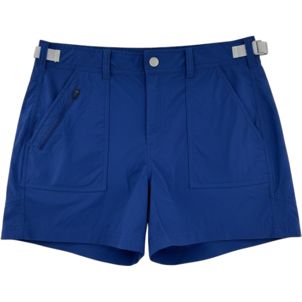 Stio Women Coburn Short Royal Blue Hiking Outdoor Utility Shorts Sz 12 Gorpcore - Picture 1 of 10